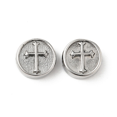 Tarnish Resistant 304 Stainless Steel Beads STAS-C055-04P-1