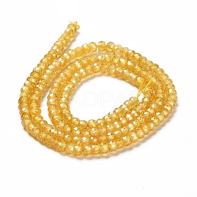 Cubic Zirconia Bead Strands ZIRC-G001-01F-1