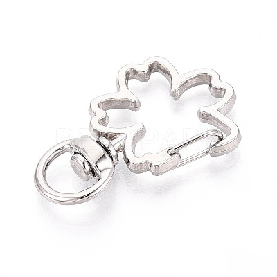 Alloy Swivel Snap Hook Clasps PALLOY-T090-79P-1