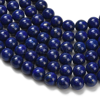 Natural Lapis Lazuli Beads Strands G-L642-B05-6mm-1