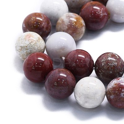 Natural Ocean Jasper Beads Strands G-P457-C05-06-1