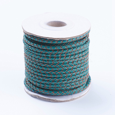 Round Braided Cowhide Cords WL-L009-01U-1