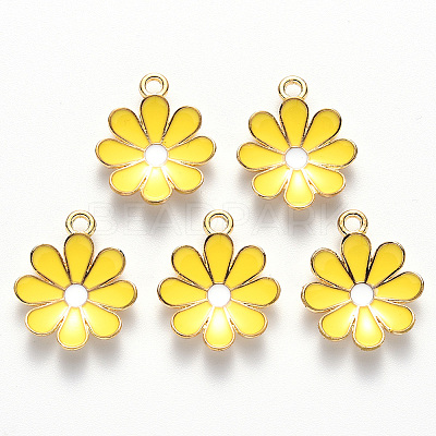 Alloy Enamel Pendants ENAM-S121-116-G-1