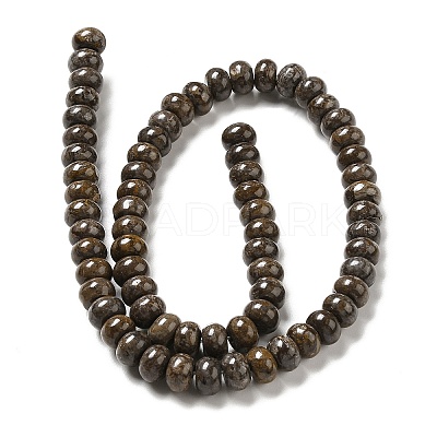 Natural Red Snowflake Obsidian Beads Strands LS-G-G992-B03-1