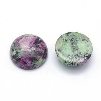 Natural Ruby in Zoisite Cabochons G-P393-R34-8MM-1