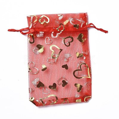 Organza Drawstring Jewelry Pouches OP-I001-B05-1