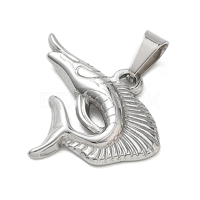 304 Stainless Steel Pendants STAS-B141-03C-P-1