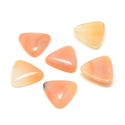 Natural Carnelian Gemstone Cabochons G-T025-10x10mm-09-1
