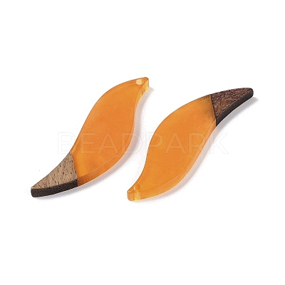 Resin & Wood Big Pendants WOOD-F015-18E-1