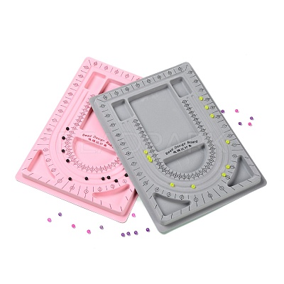 Plastic Flocked Bead Design Boards ODIS-G003-M-1