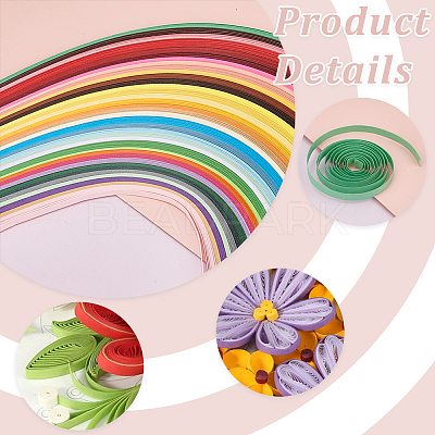 Flower/Bird Pattern Cardboard DIY Paper Quilling Tools Drawings Sample Cards DIY-GA0006-36-1