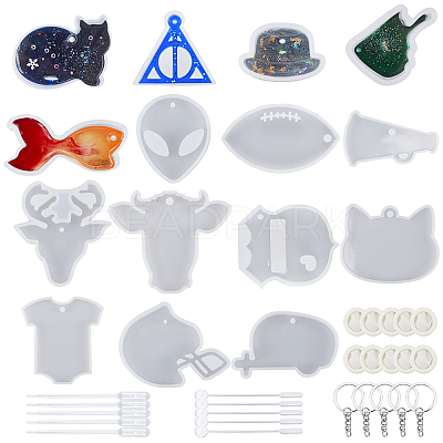 DIY Keychain Making DIY-OC0001-82-1