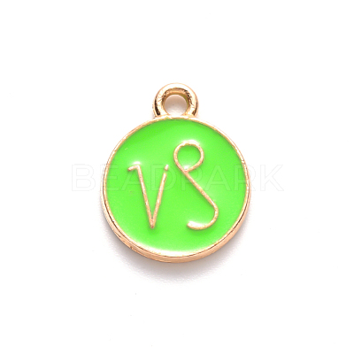 Alloy Enamel Pendants ENAM-S124-01B-06E-1