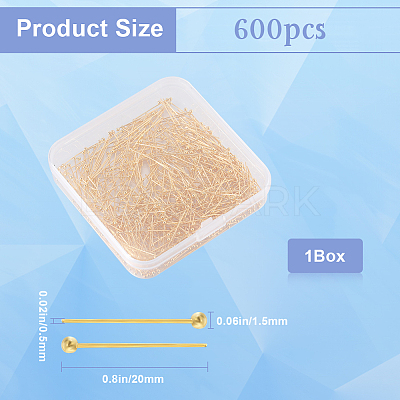 600Pcs Jewelry Findings KK-SP0001-71A-G-1