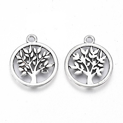Tibetan Style Alloy Pendants LS-TIBE-S323-022AS-RS-1