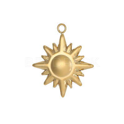 304 Stainless Steel Pendants STAS-OY005-66G-1