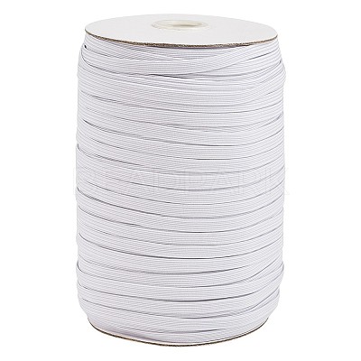 1/8 inch Flat Braided Elastic Rope Cord EC-R030-4mm-01-1