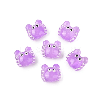 Transparent Glass Beads GLAA-B024-01F-1