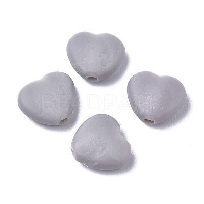 Heart PVC Plastic Cord Lock for Mouth Cover KY-D013-04E-1
