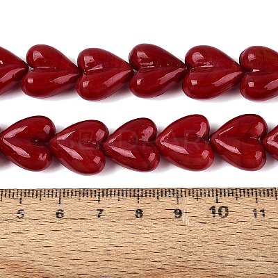Handmade Lampwork Beads Strands LAMP-Q041-05E-1