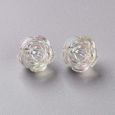 Transparent Acrylic Beads TACR-S154-33C-205-1