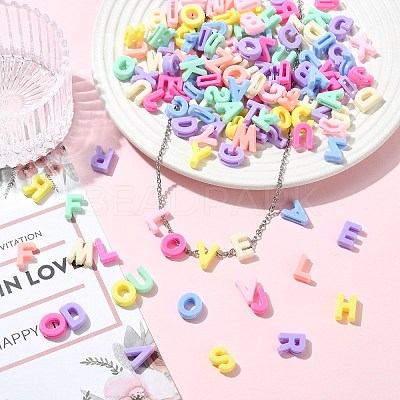 400Pcs Opaque Resin Beads RESI-CJ0005-14-1