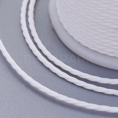 Round Waxed Polyester Cord X-YC-G006-01-1.0mm-02-1