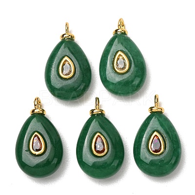 Dyed Natural Malaysia Jade Pendants GG-CBAA798-01G-04-1