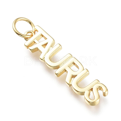 Brass Pendants ZIRC-I048-15G-08-1