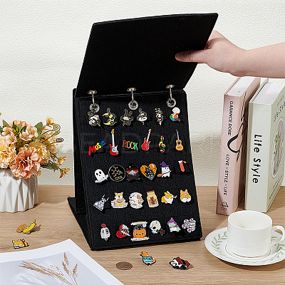 Wool Felt Brooch Display Rolls EDIS-WH0016-073A-1