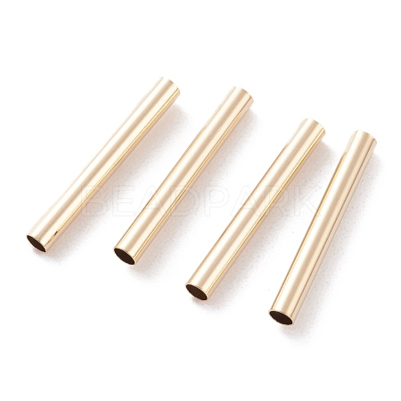 Brass Tube Beads KK-Y003-73G-G-1