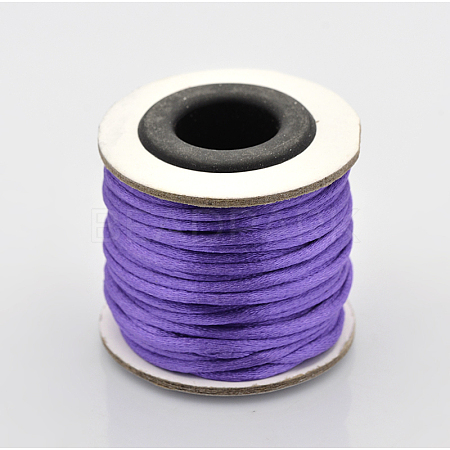 Nylon Satin Rattail Cords NWIR-O001-A-09-1