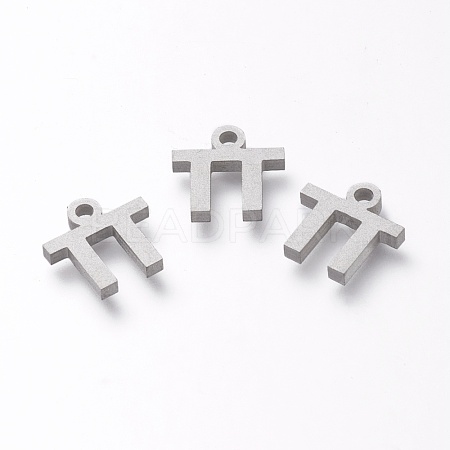 Tarnish Resistant 304 Stainless Steel Pendants STAS-A045-02P-1