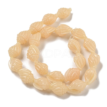 Synthetic Coral Carved Beads Strands CORA-I023-07A-1