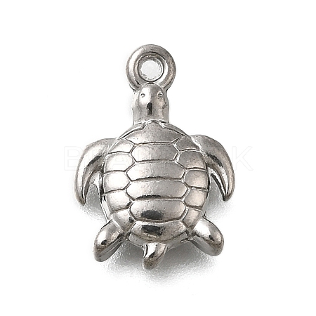 304 Stainless Steel Pendants STAS-C119-24F-P-1