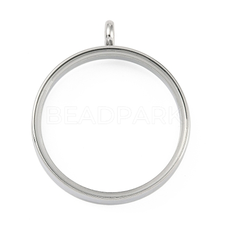 304 Stainless Stee Locket Pendants STAS-S132-16P-05-1