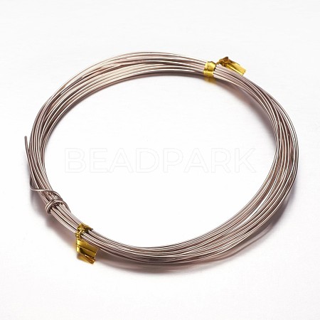 Round Aluminum Craft Wire AW-D009-0.8mm-10m-15-1