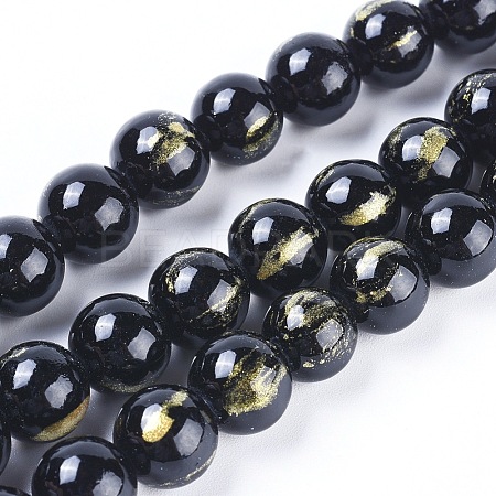 Natural Mashan Jade Beads Strands X-G-F670-A12-6mm-1