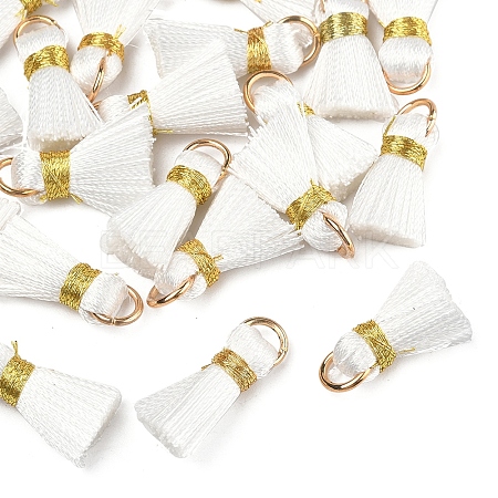 20Pcs Handmade Polycotton(Polyester Cotton) Tassel Decorations FIND-FS0003-27G-1