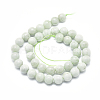 Natural Myanmar Jade/Burmese Jade Beads Strands G-D0001-09-10mm-2