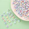 White Opaque Acrylic Beads MACR-YW0001-19F-6