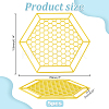 ABS Plastic Floating Bee Island AJEW-WH0248-803-2