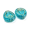 Plating Transparent Acrylic Beads OACR-A024-06A-2