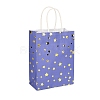 Gold Stamping Star Paper Gift Bags with Handles TH-CBA170C-06-3