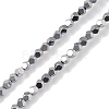 Electroplated Synthetic Non-magnetic Hematite Beads Strands G-A234-G03-01B-1