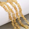 Natural Citrine Beads Strands G-O049-B-29A-2