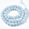 Natural Chalcedony Beads Strands X-G-S333-8mm-004-2