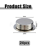 24Pcs High Carbon Chromium Bearing Steel Spin Axis DIY-FH0011-17P-2