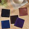 10Pcs 5 Colors Imitation Silk Men's Suit Square Scarf AJEW-CY0002-34A-7