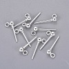 304 Stainless Steel Ball Stud Earrings Findings X-STAS-P227-17S-1